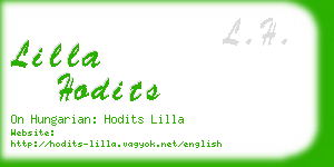 lilla hodits business card